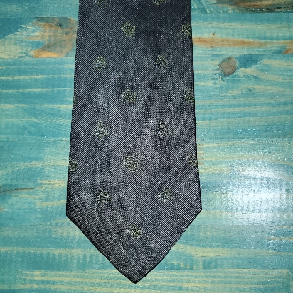J. CREW Frog necktie Black / blue - NEW - Picture 3 of 8